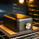 Baking Shell on Bread Steel in Oven