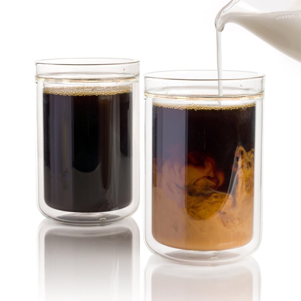 Double-Wall Insulated Glass Mugs (2) – Brod & Taylor