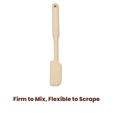 Starter Spatula: Firm to mix, flexible to scrape.