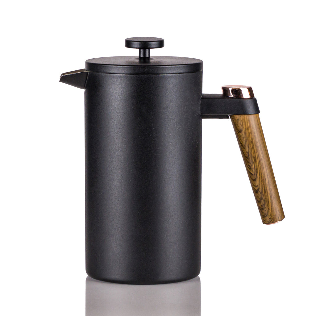 Stainless Steel French Press Coffee Tea Maker Double Wall Filter