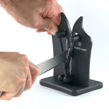 Classic Knife Sharpener, Original, with a serrated knife