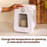 Change the temperature to speed up or slow down fermentation.
