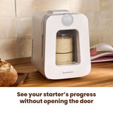 See your starter’s progress without opening the door.