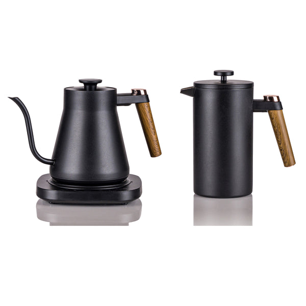 Easy French Press Set - Colbie Electric Kettle and French Press! SW