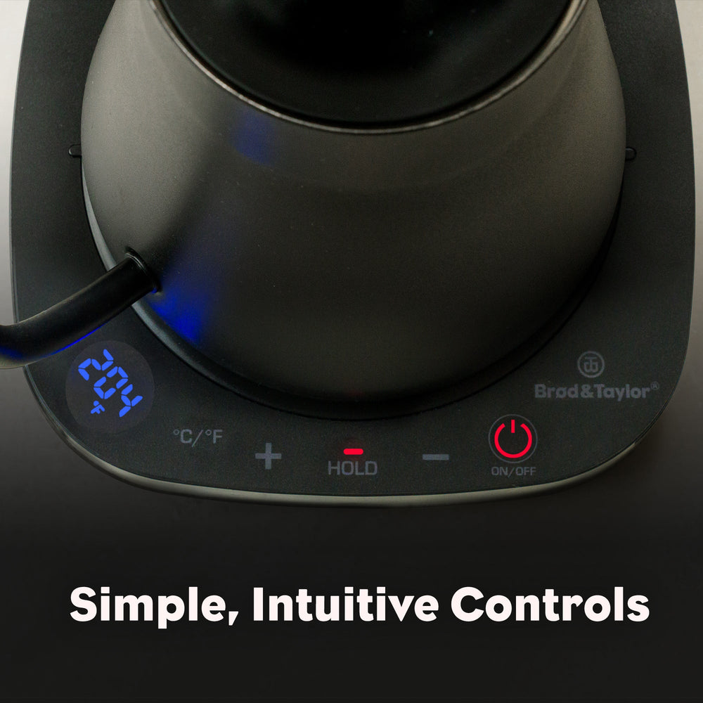 Water Kettle control panel, simple and intuitive design