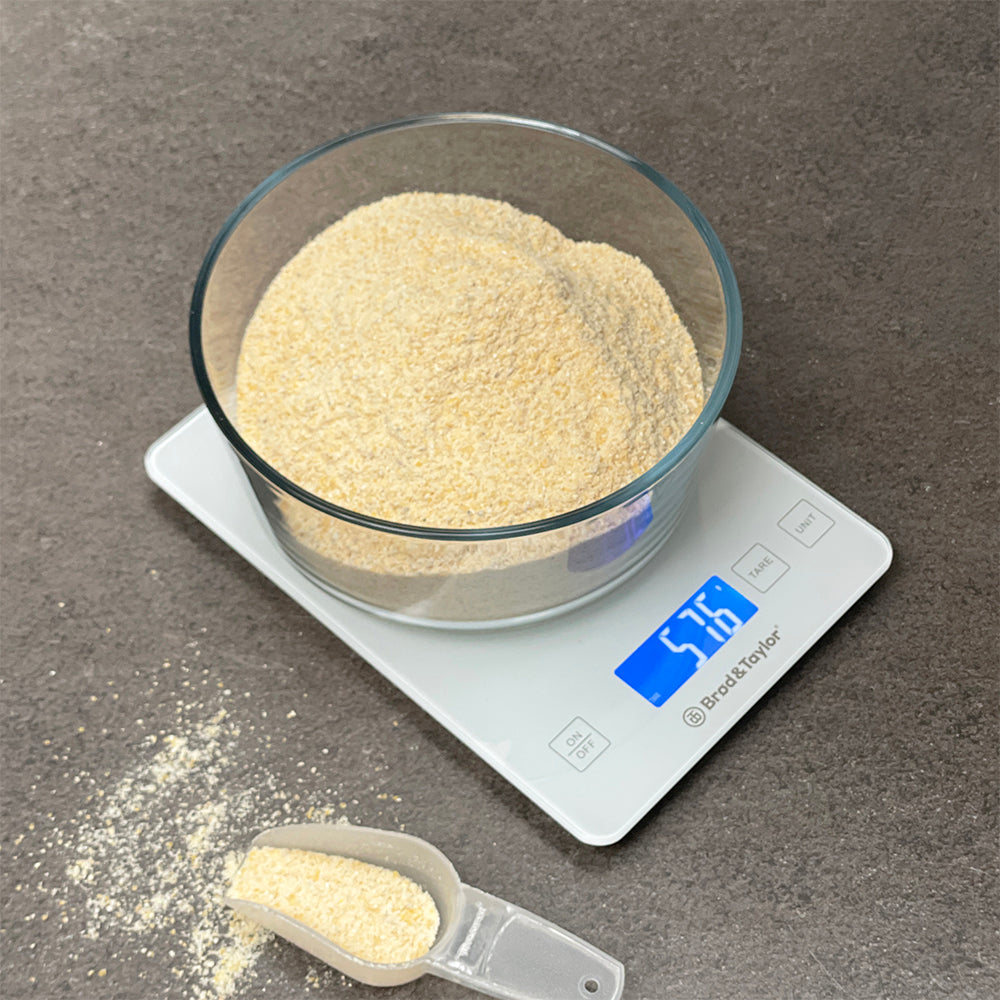 Greater Goods Kitchen & Food Scale, Weigh Grams and Oz for Baking