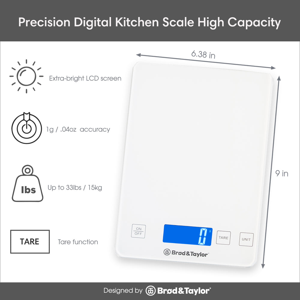 High Capacity Baking Scale infographics