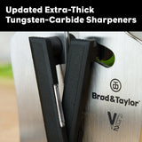 VG2 Professional Knife Sharpener, updated extra thick Tungsten carbide sharpener