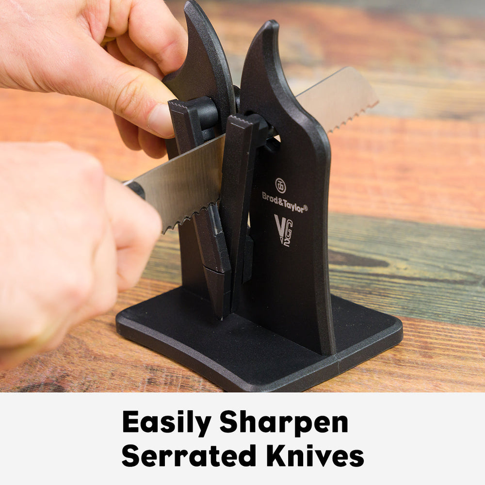 Best Knife Sharpener Machine With Handle, Kitchen Knife Sharpner Set Steel  Diamond, Ceramic Sharpeners Kit Tool For Handheld Portable Pocket Knifes