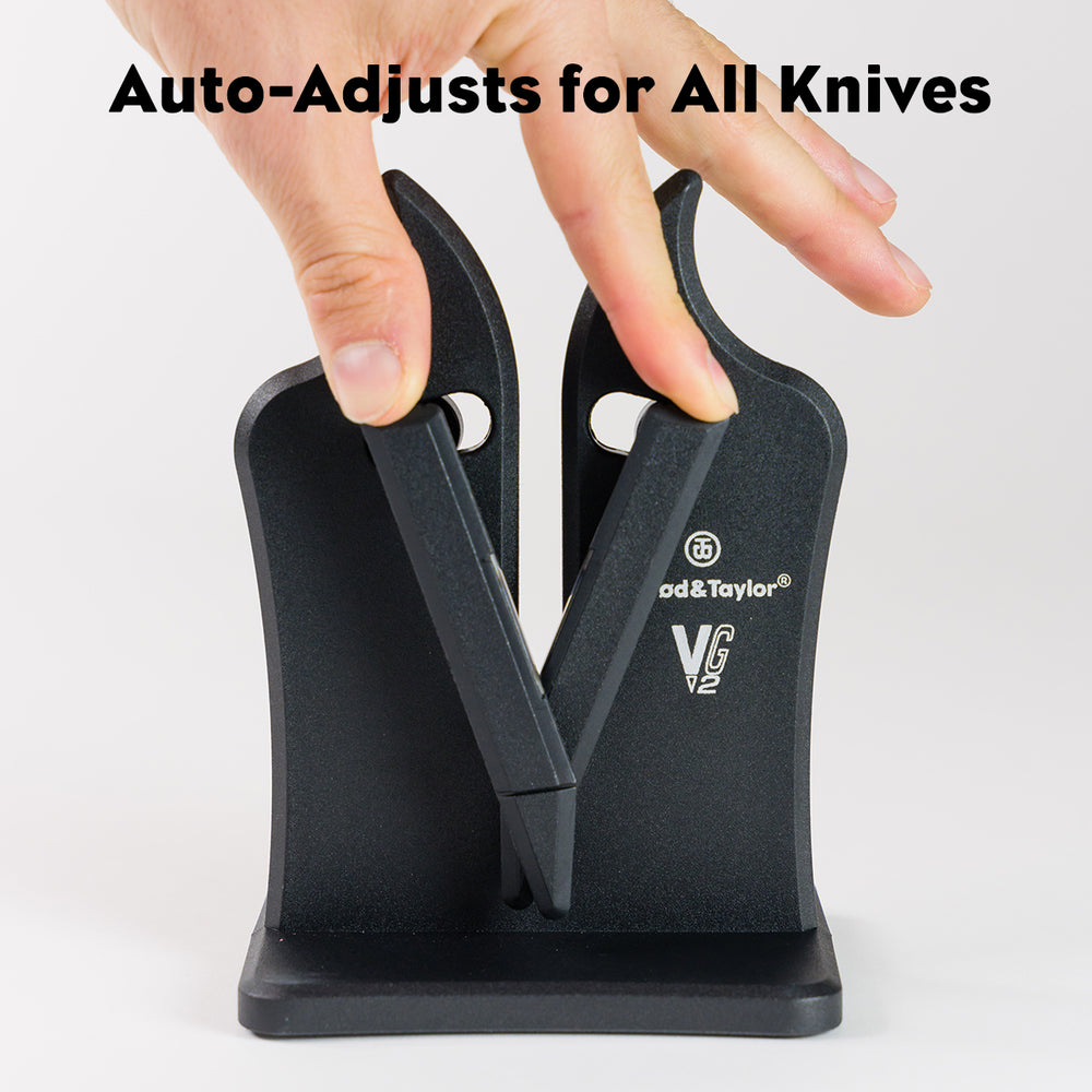 VG2 Classic Knife Sharpener, Auto-adjusts for all knives