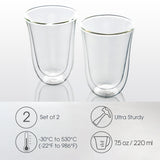 Double-Wall Insulated Latte Glass infographics